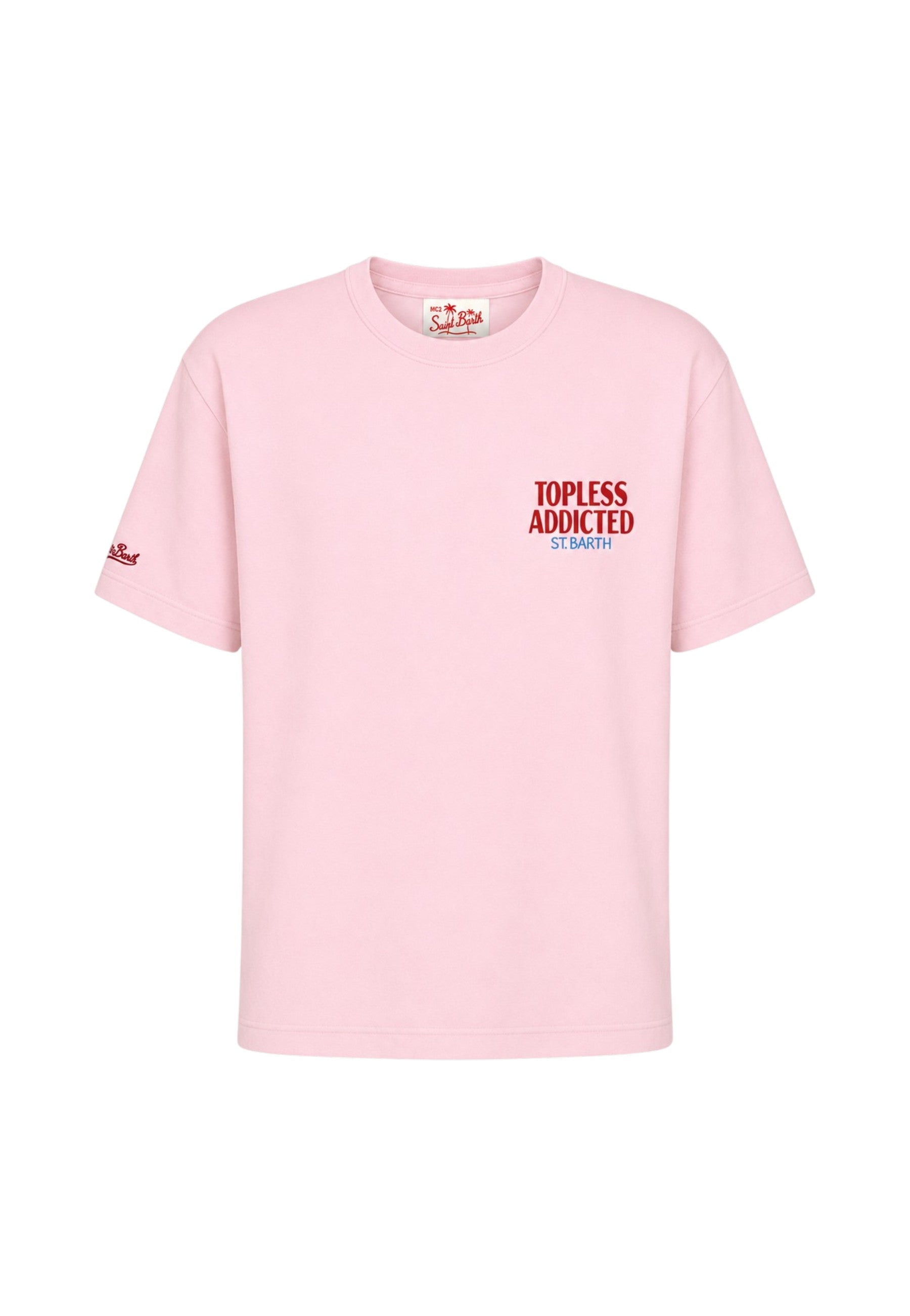 T-Shirt Manica Corta Uomo Mc2 Saint Barth Oversize Rich Topless Car Delmar DLR0001