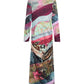 Vestito Lungo Donna Desigual Motivo astratto, Fit slim, Manica lunga, Orlo asimmetrico Helsinki 26WWVK31