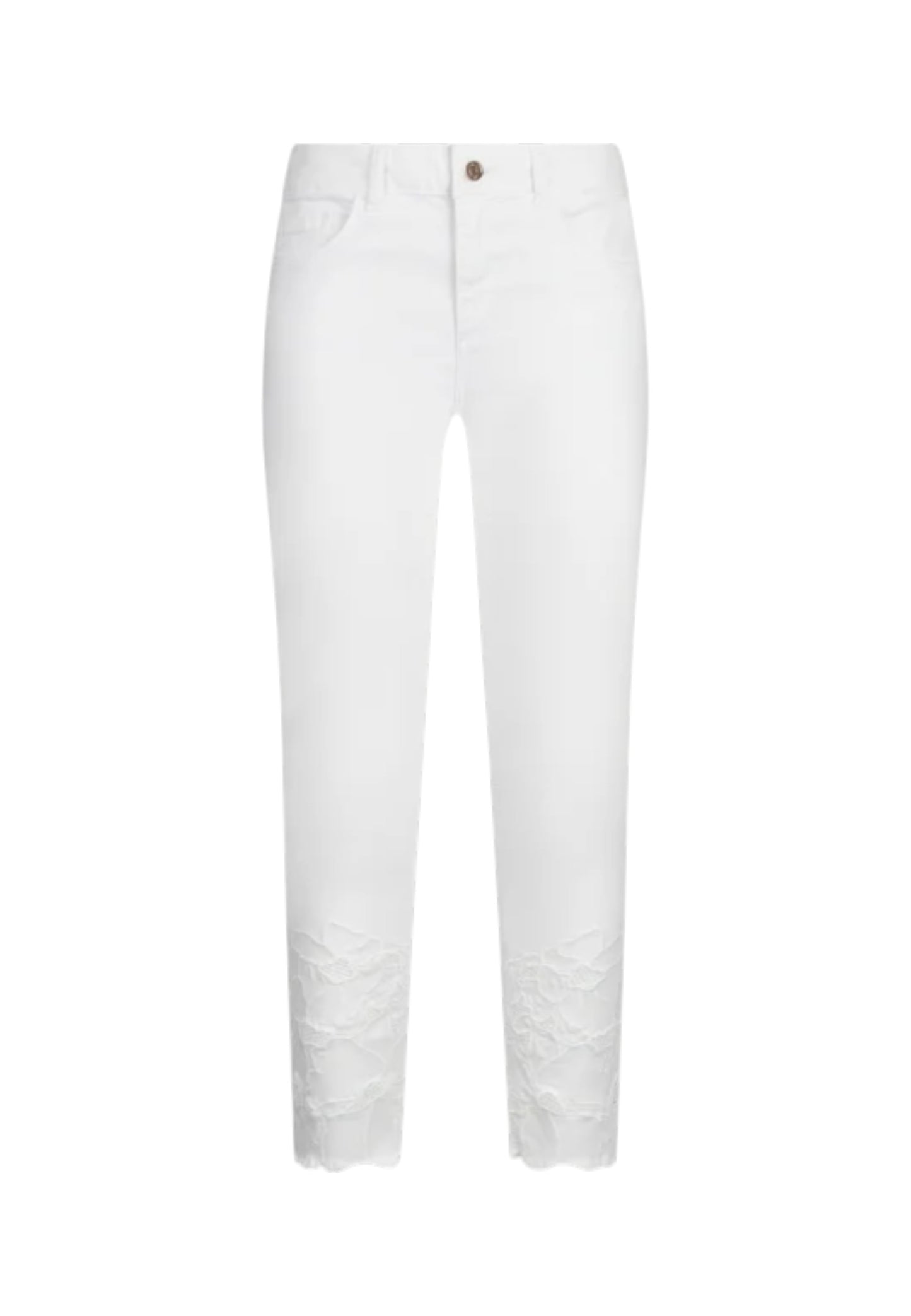 Pantaloni Skinny Fit Donna Liu Jo Con Ricamo Sangallo Vita Regolare Ideal WA6260T367A