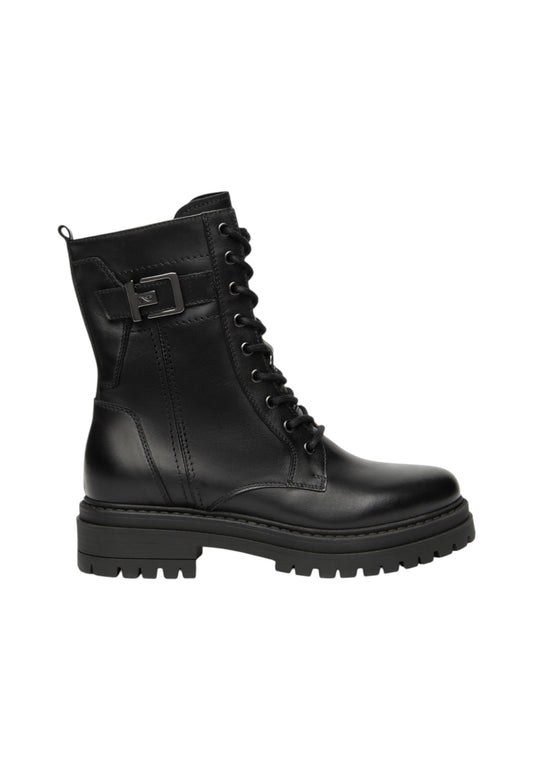 Stivaletti Anfibi Donna Nero Giardini Tacco 4 CM  I514833D