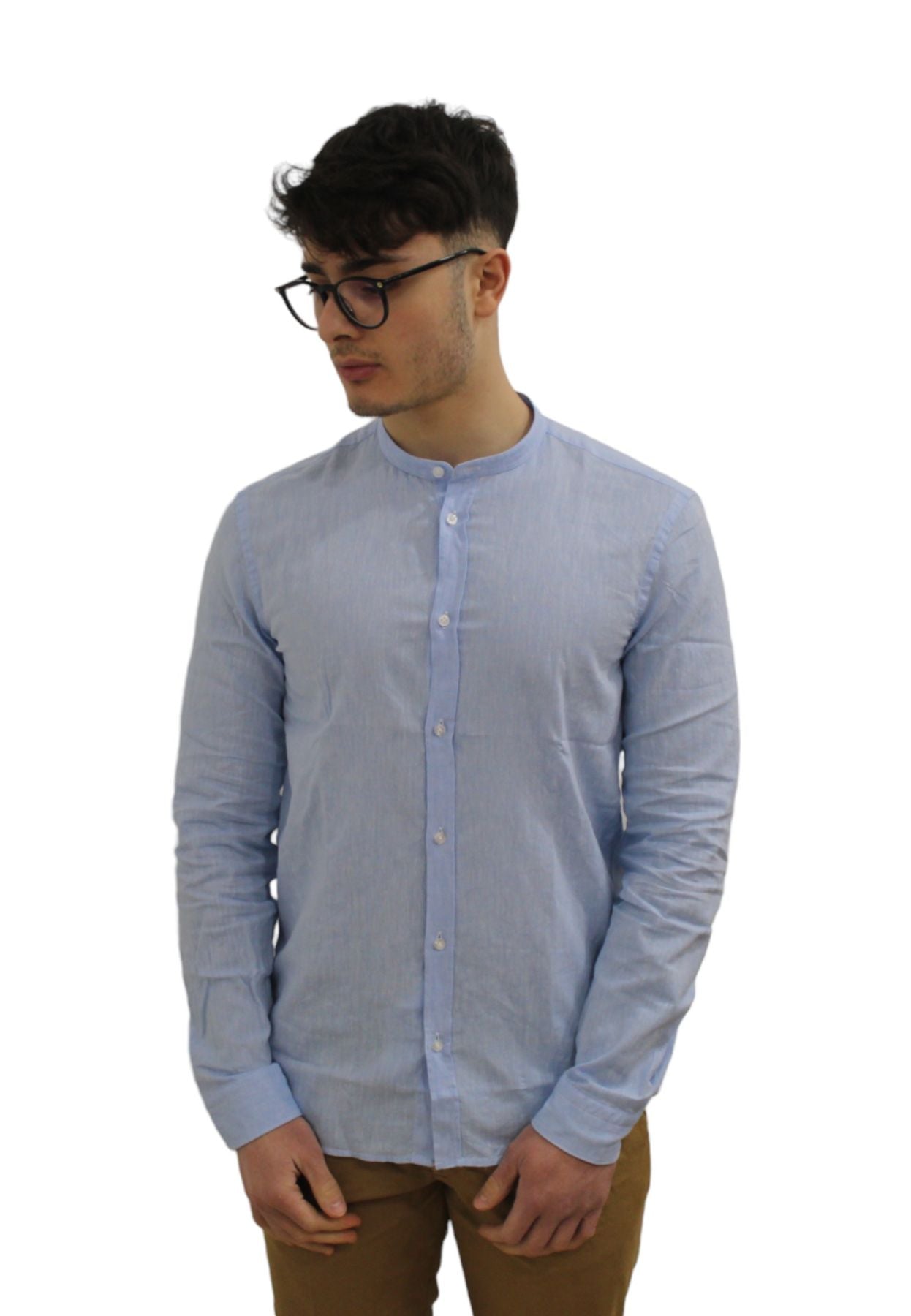 Camicia Manica lunga Uomo Manuel Ritz  Lavata 3432E604L233396
