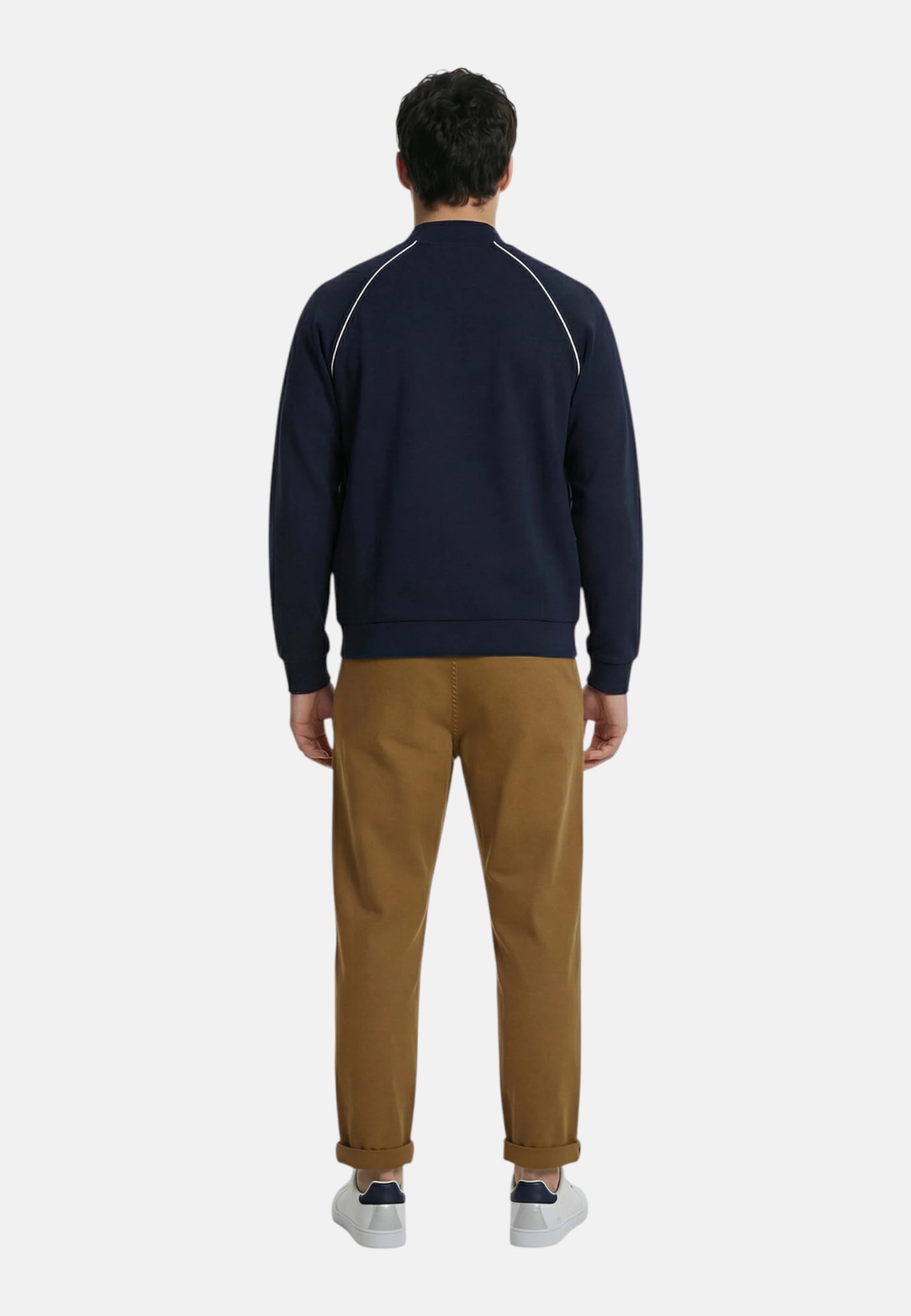 Felpa Con Zip Uomo Gas  Lustig Pk Raglan 552635183878