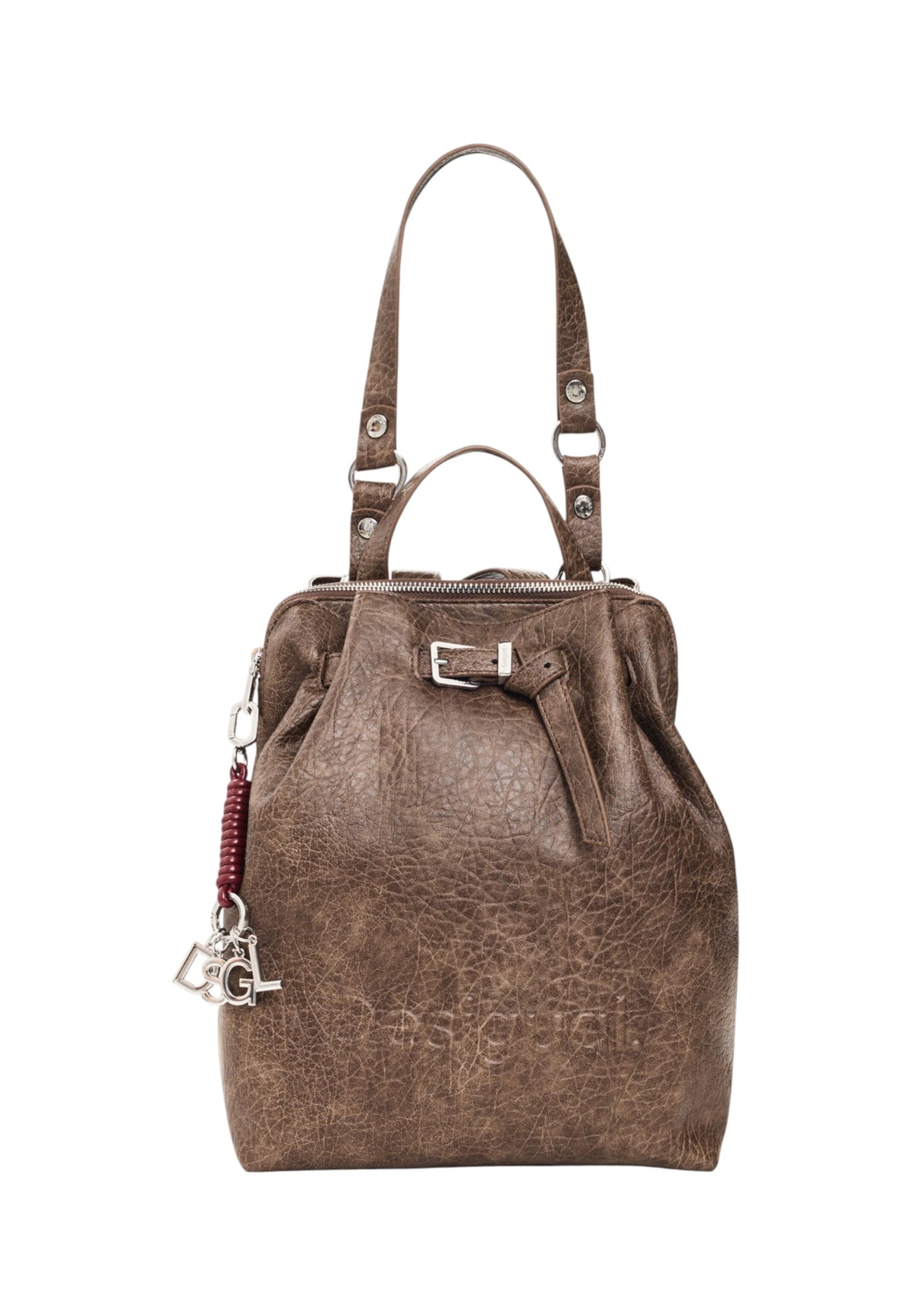 Zaino  Donna Desigual  Back Luena Nf Half Logo New Choco 26WAKP33