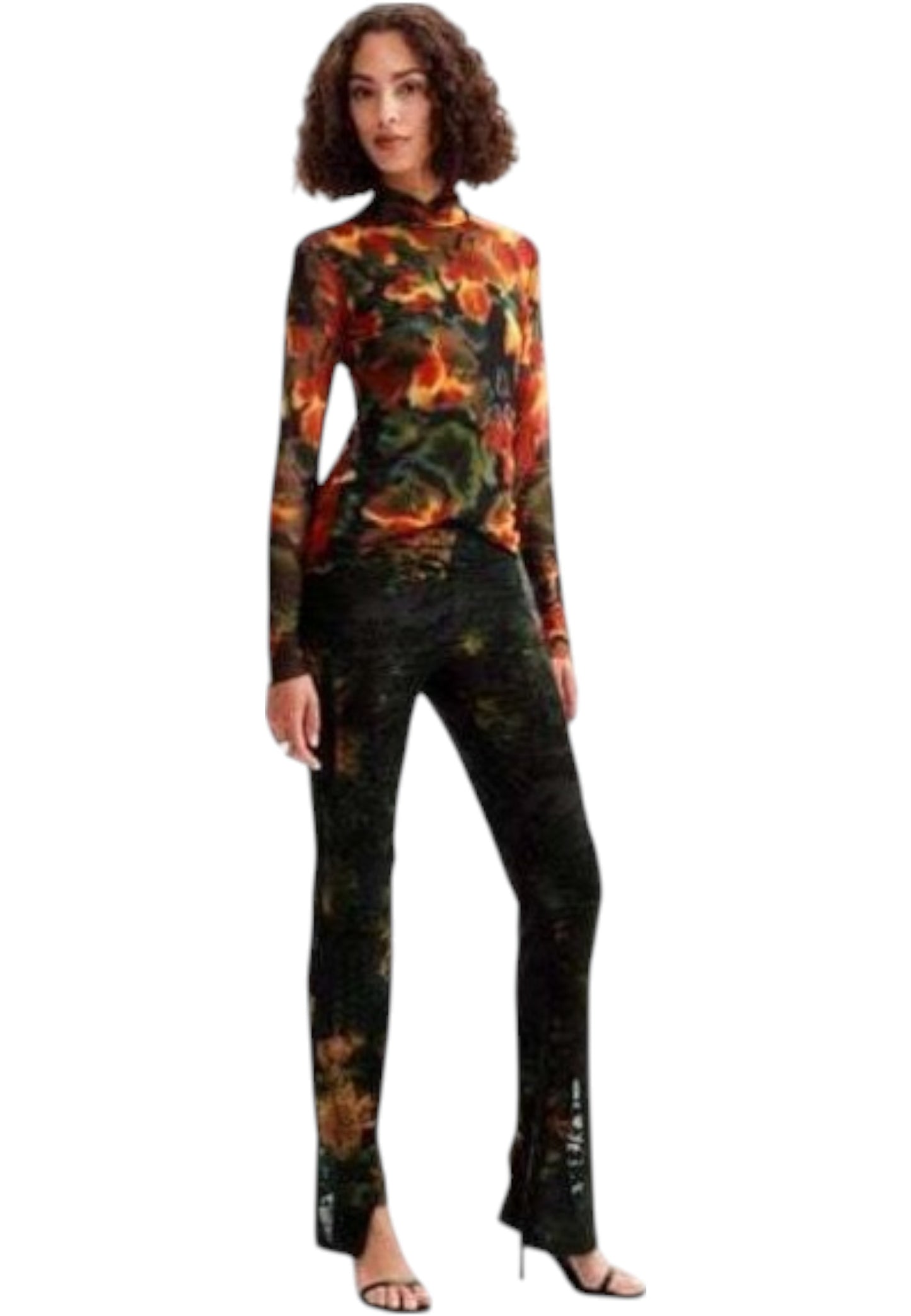 T-Shirt Manica lunga Donna Desigual   23WWTK53