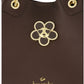 Borsa A Mano Donna Braccialini A Bauletto, Doppio con tracolla removibile e regolabile, Chiusura con clip, Con pochette interna removibile, Charm gioiello a forma di margherita, Dimensioni: 36 x 17 x 29 Cm Amy Bijoux B19212YY