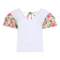 T-Shirt Manica Corta Donna Liu Jo Naive Roses  WA6513J6308