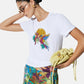 T-Shirt Manica Corta Donna Liu Jo Parrots Lj Eco Line WA6237JS923