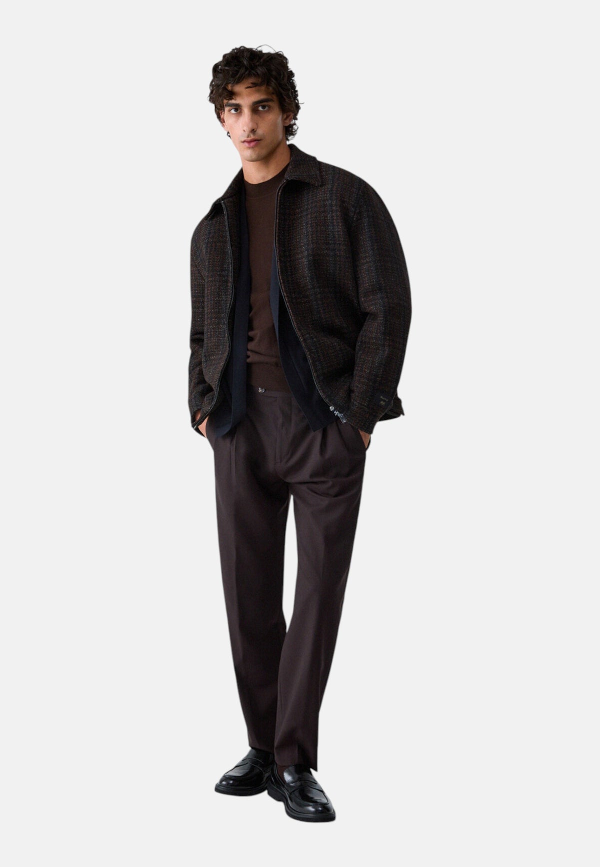 Giacca Invernale Uomo Liu Jo Overshirt A Quadri Tartan  QF6223T873A