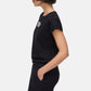 T-Shirt Manica Corta Donna Liu Jo Logo Strass Eco Line TA6164JS870