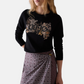 T-Shirt Manica lunga Donna Liu Jo Skinny Fit Con Logo Con Stampa Floreale LiuJo patch WF6448JS923