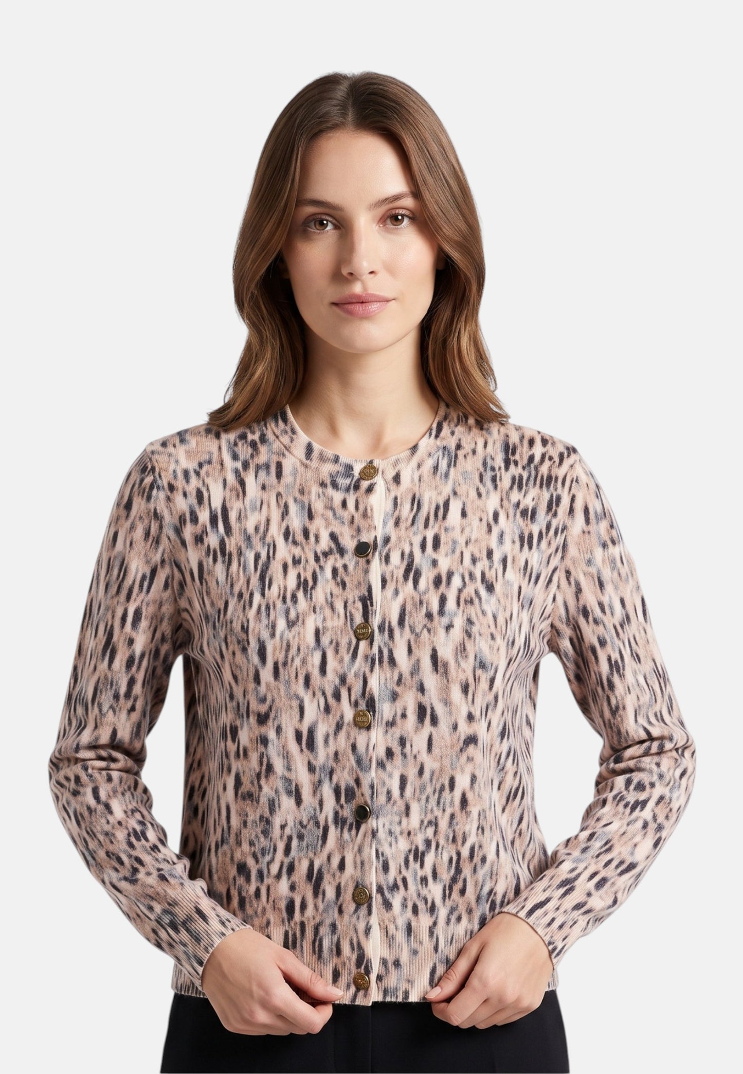 Cardigan  Donna Liu Jo Stampata Spotted Chine Lux  WF6310MA52S
