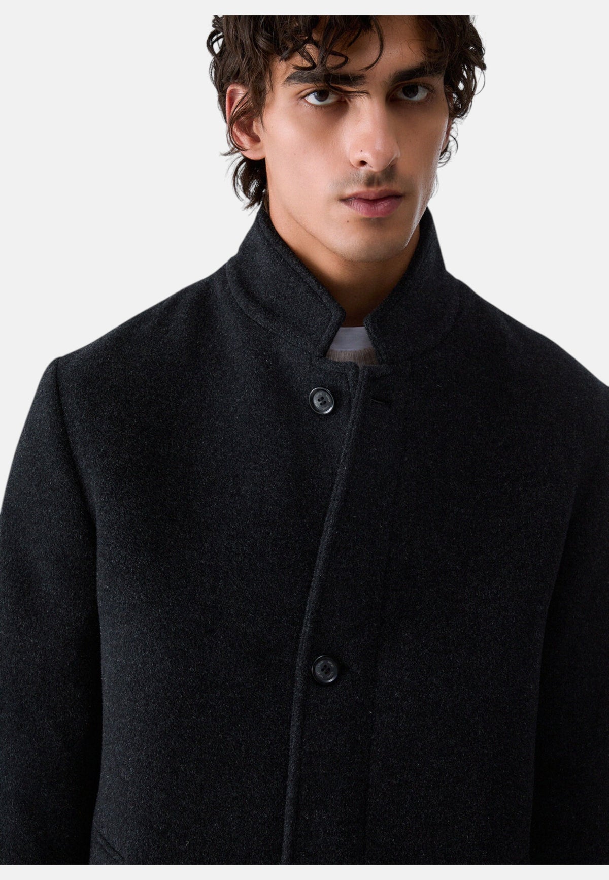 Cappotto  Uomo Liu Jo Monopetto Lana E Cashmere  QF6151T217A