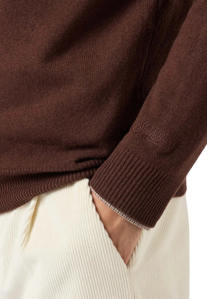 Maglione A Girocollo Uomo Mc2 Saint Barth  Regent Merinocash REGE008