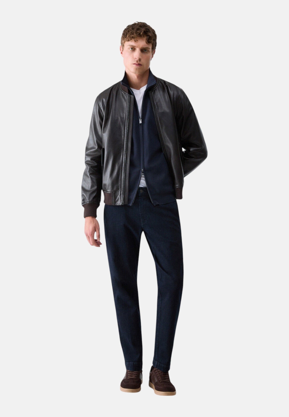 Giacca In Pelle Uomo Liu Jo Bomber  QF6228P0407