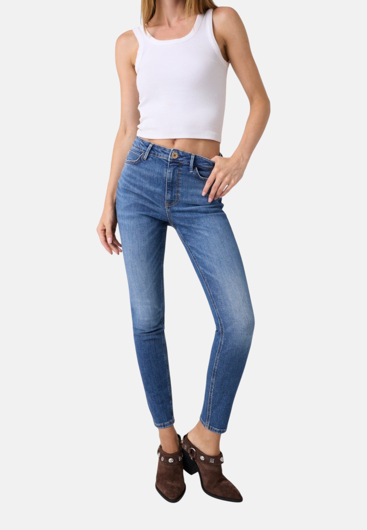Jeans Skinny Fit Donna Guess  1981 W6YA46D1538