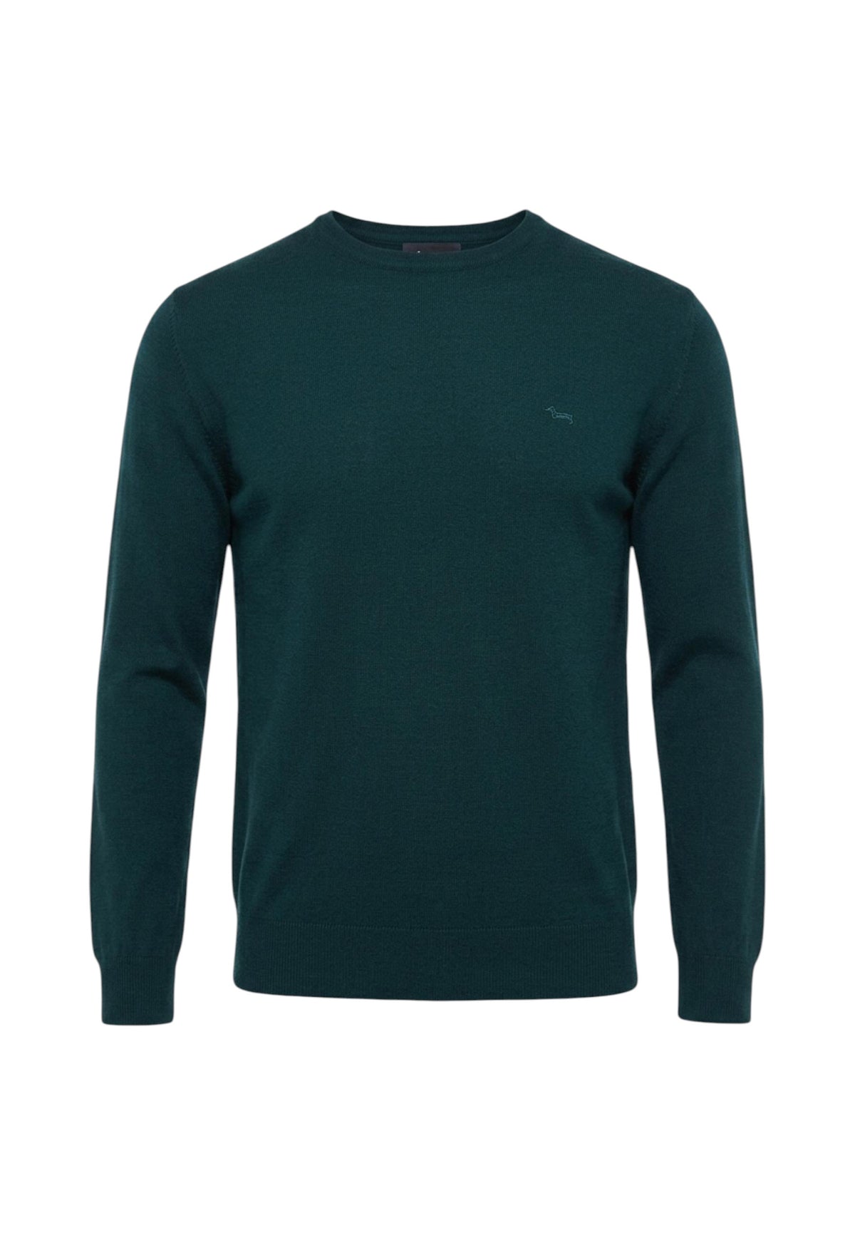 Maglione A Girocollo Uomo Harmont & Blaine Pura lana merino, Regular Fit, Finiture a costine, Made in Italy, Logo Harmont & Blaine  HRR001030478