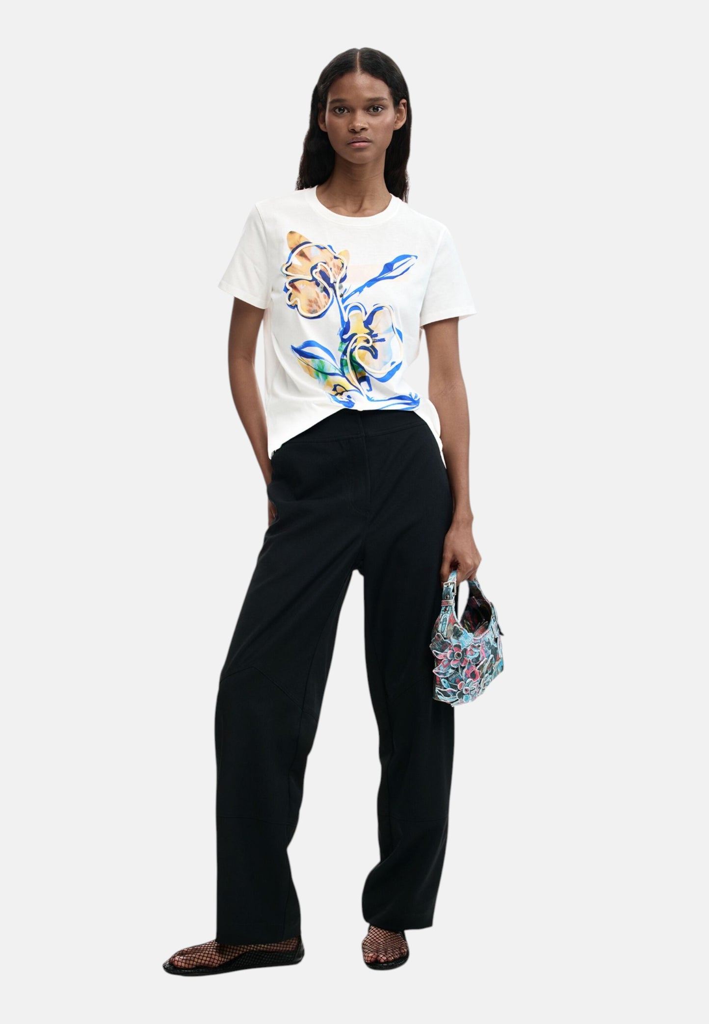 T-Shirt Manica Corta Donna Desigual  Zurich 26SWTK38