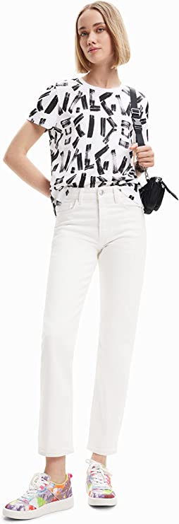 T-Shirt Manica Corta Donna Desigual   23SWTKAP