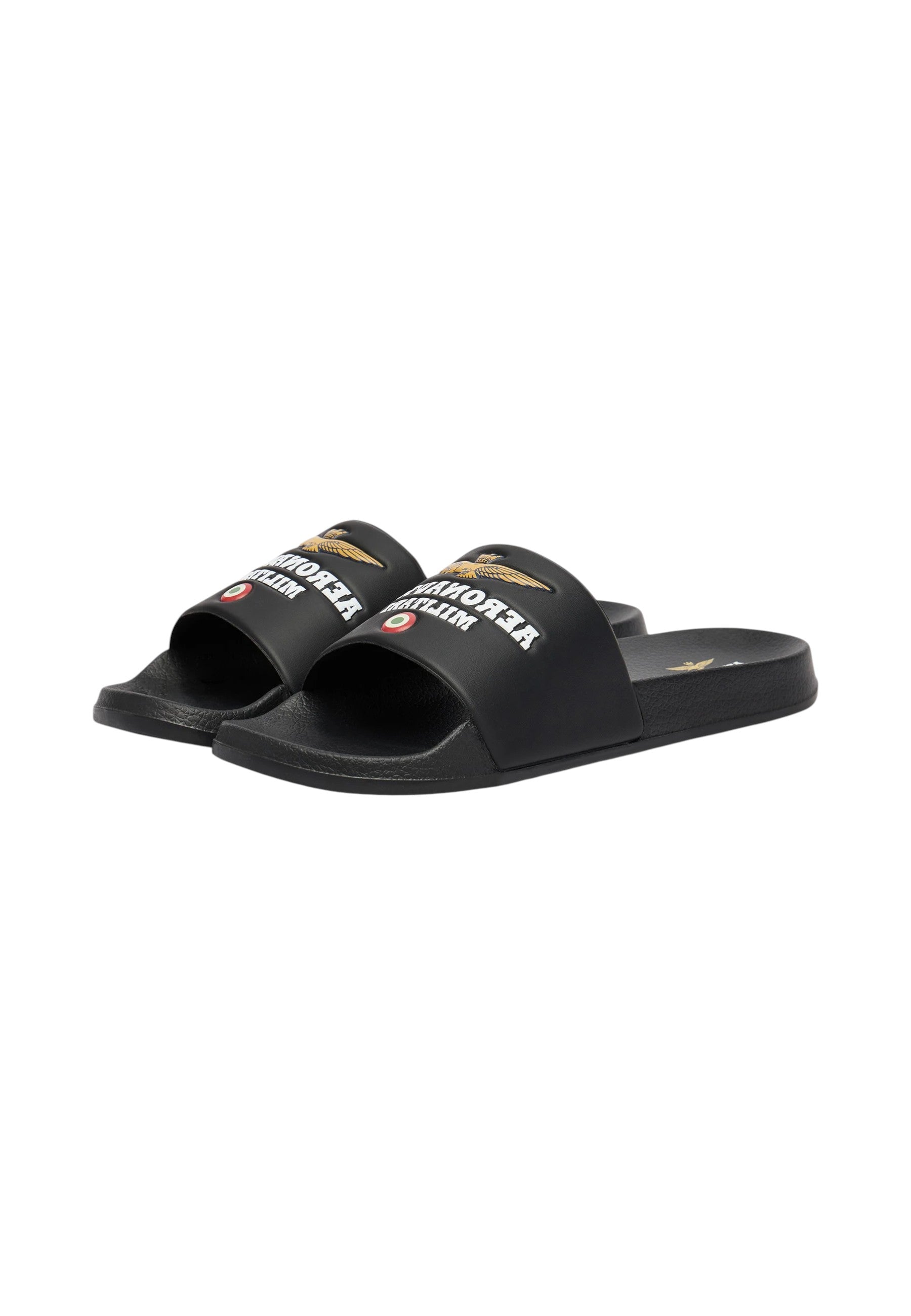 Ciabatte  Uomo Aeronautica Militare A Fascia In Gomma Con Logo  261SC0242UCT03337