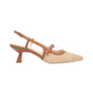 Sling Back  Donna Nero Giardini Effetto Paglia  E615471D
