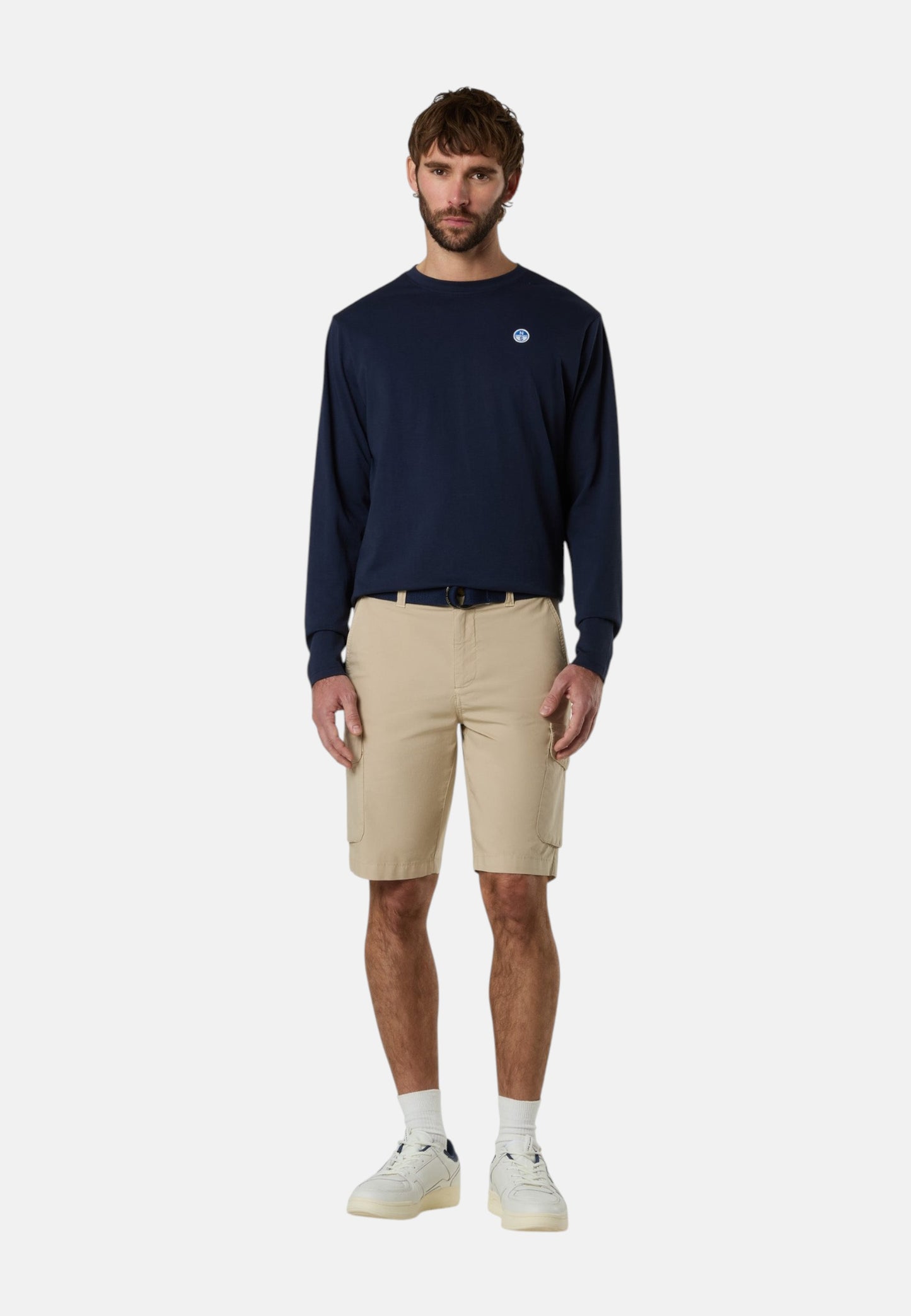 T-Shirt Manica lunga Uomo North Sails Logo Basic  692989