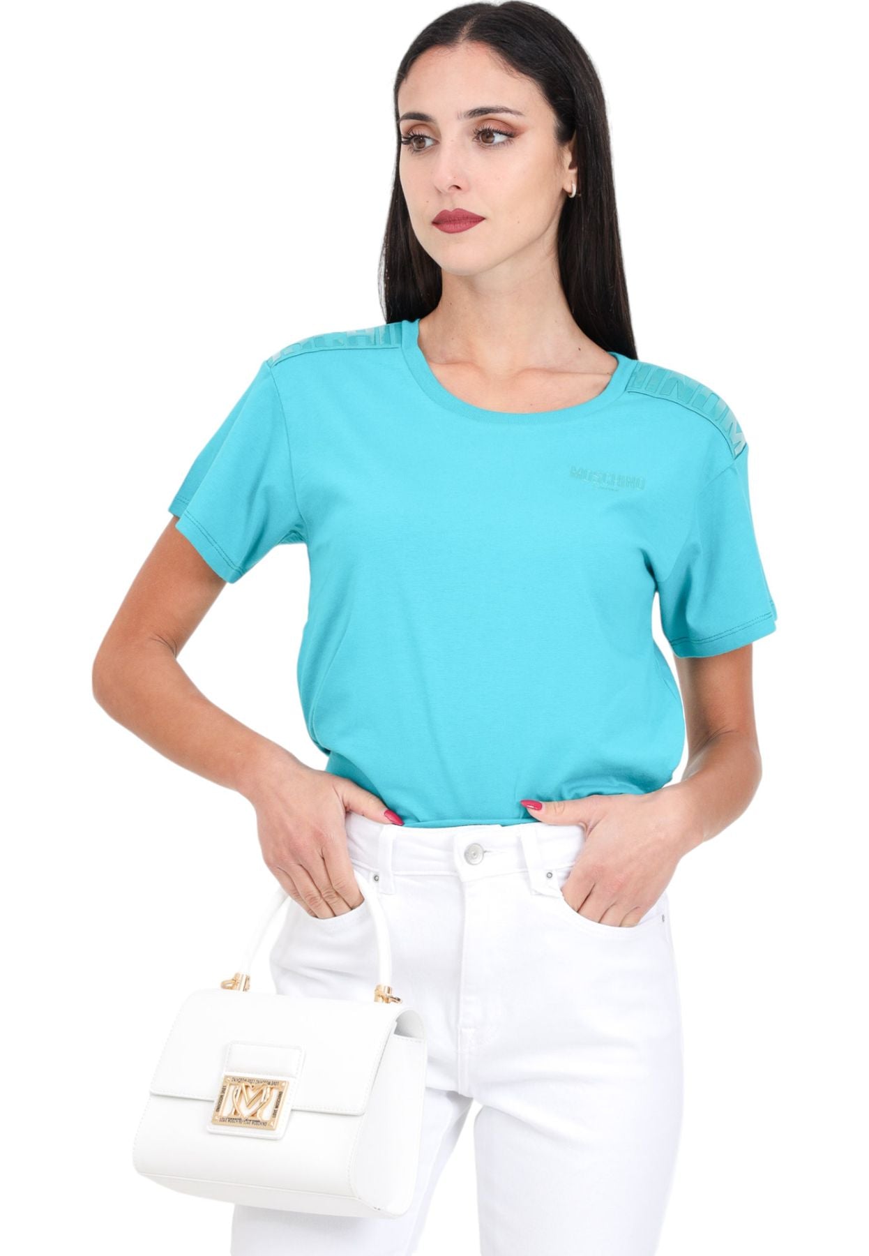 T-Shirt Manica Corta Donna Moschino   241V2A07049407