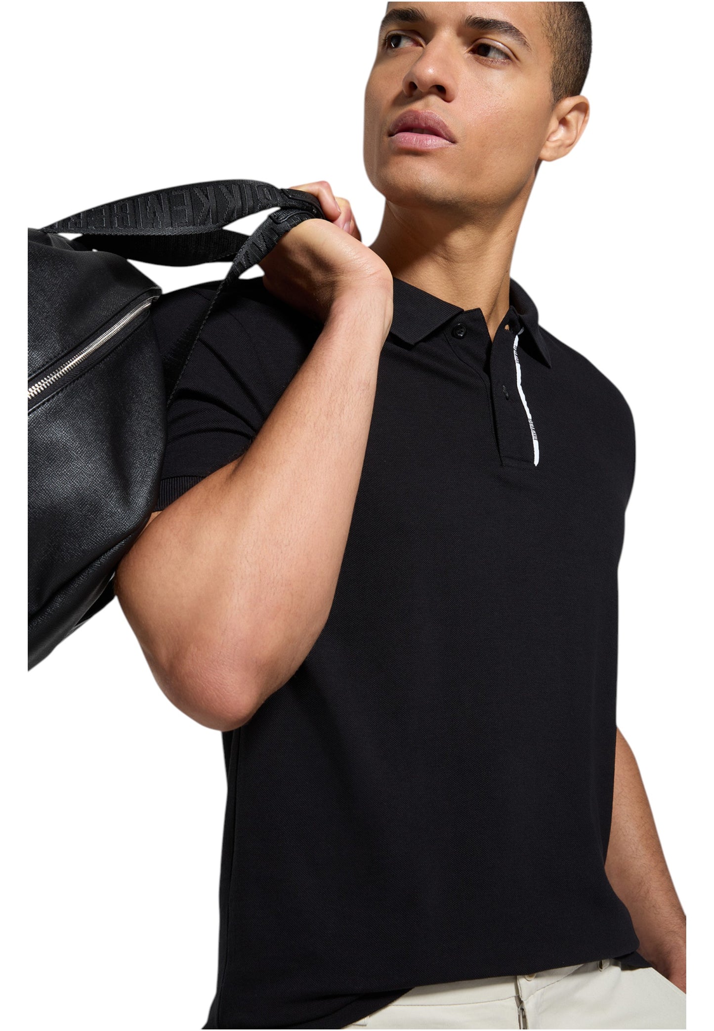 Polo Manica Corta Uomo Bikkembergs In Cotone Mercerizzato