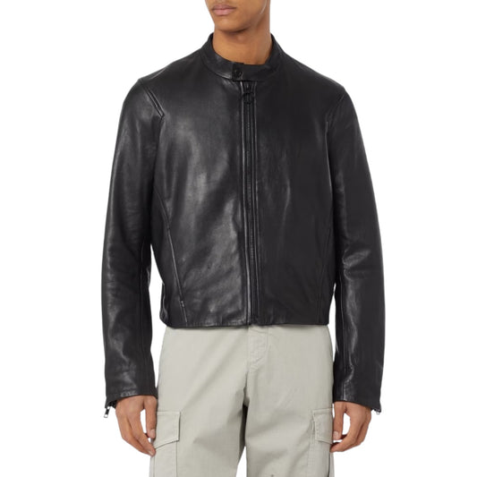 Giacca In Pelle Uomo Trussardi  Metal Free 52S00864-2P000314