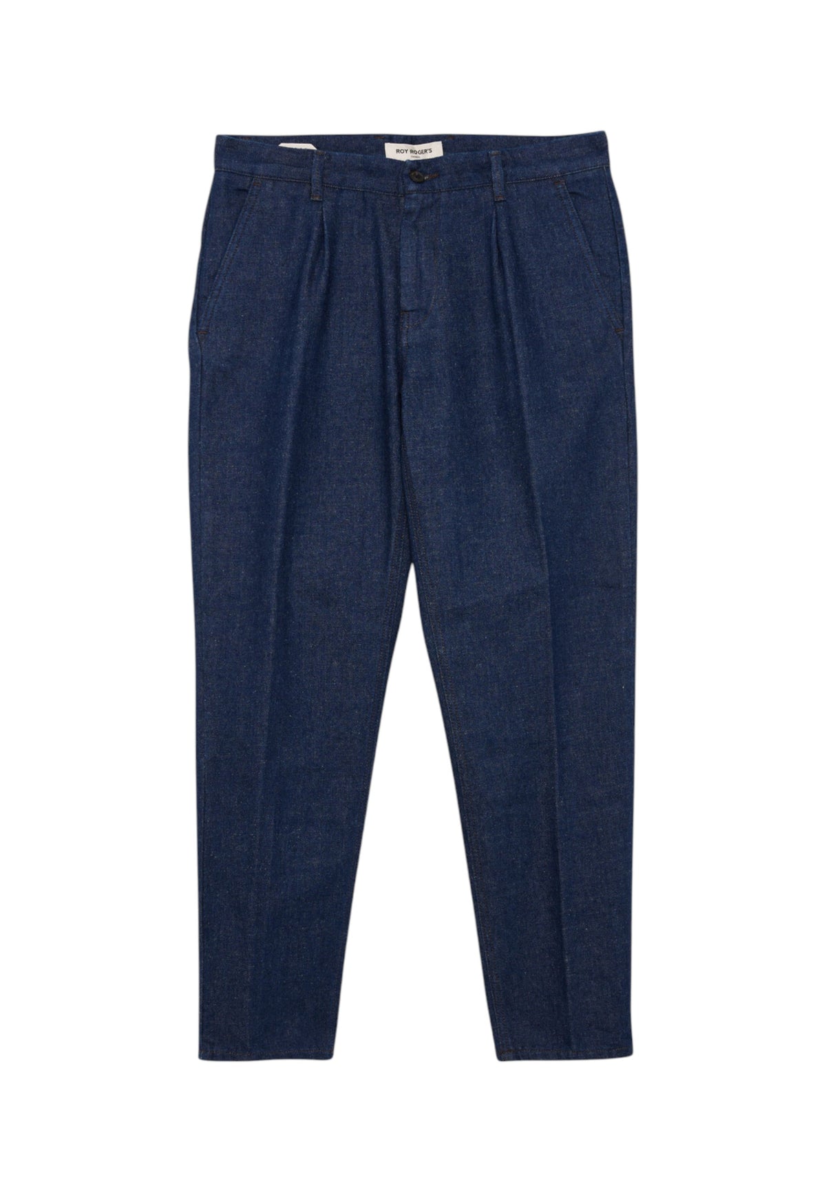 Jeans Carrot Fit Uomo Roy Roger's Denim misto cotone e lana, lavaggio Rinse Day Off RRU105CT510021