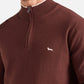 Maglia Collo Alto Uomo Harmont & Blaine Misto cotone e lana, Mezza zip, Design color block, Regular Fit, Finiture a costine, Logo Harmont & Blaine  HRR919030788