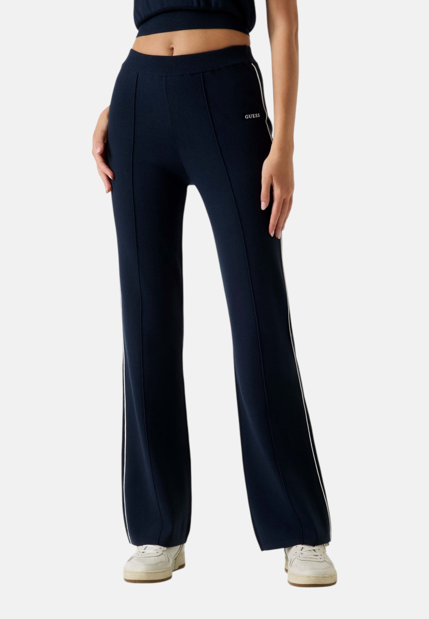 Pantaloni Tuta Donna Guess Flare Fit Laurene Pant Swtr V6RB14Z4642