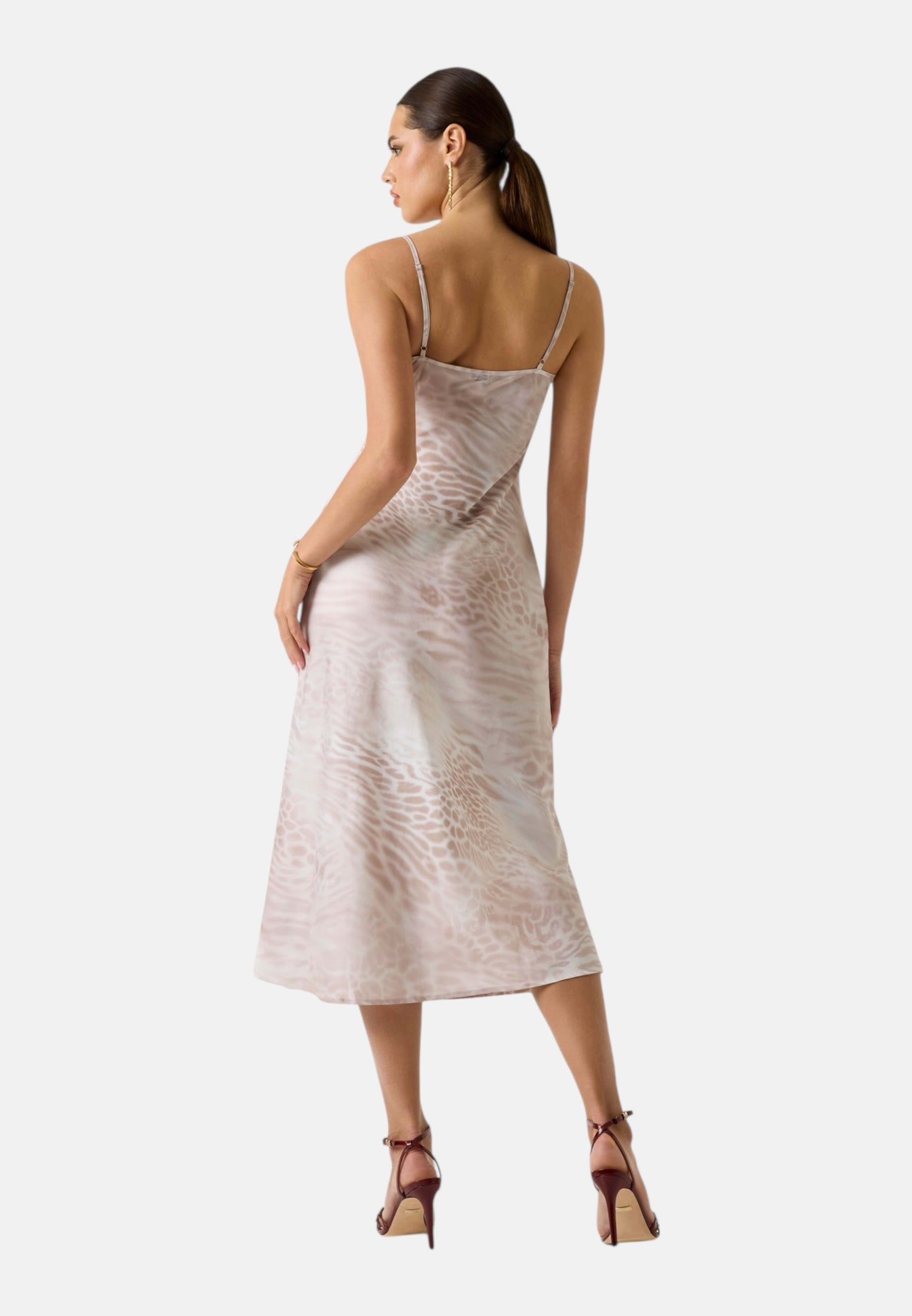 Vestito Lungo Donna Guess  New Akilina W5GK85WH9C2