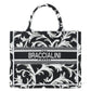 Borsa A Mano Donna Braccialini Tote Medium In Tessuto Con Ricami Esclusivi Queen B18920TY