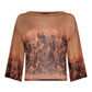 Maglia Scollo A Barca Donna Liu Jo Con Stampa  CA6355MA71N