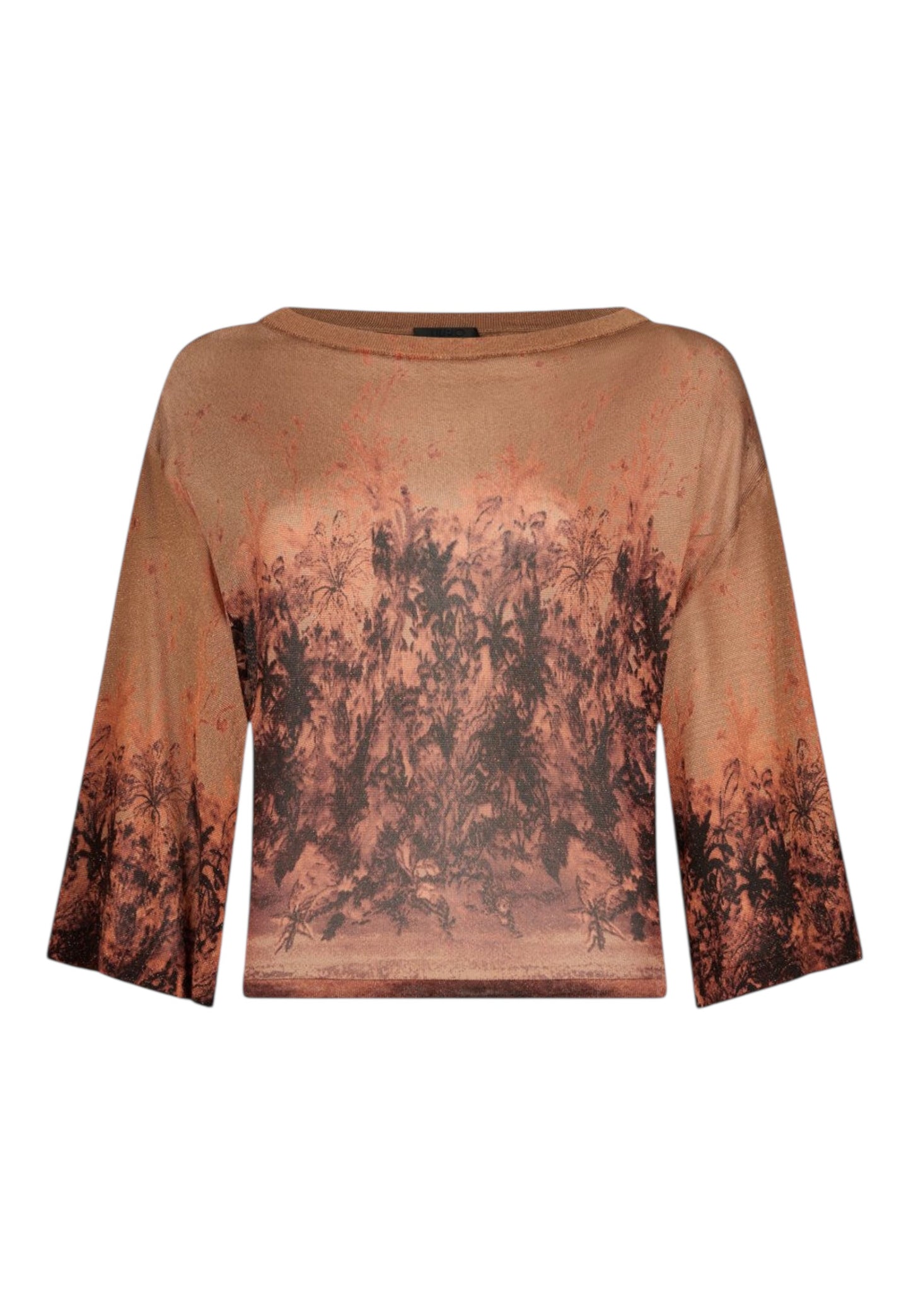 Maglia Scollo A Barca Donna Liu Jo Con Stampa  CA6355MA71N