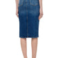 Gonna Midi Donna Liu Jo In Denim Longuette Chains  UA4100DS829