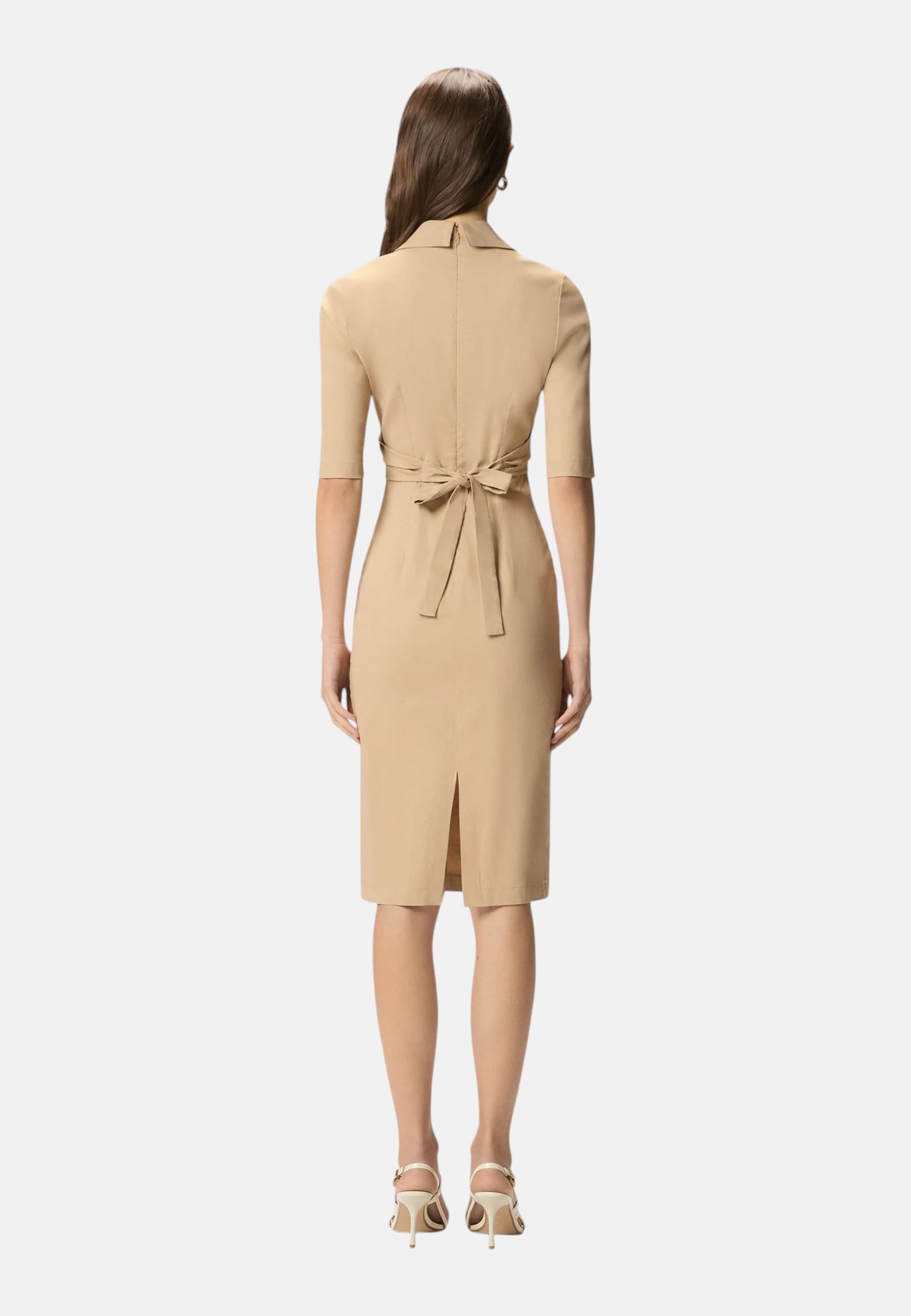 Vestito Midi Donna Pinko Lino Stretch Allyson 106499A34I