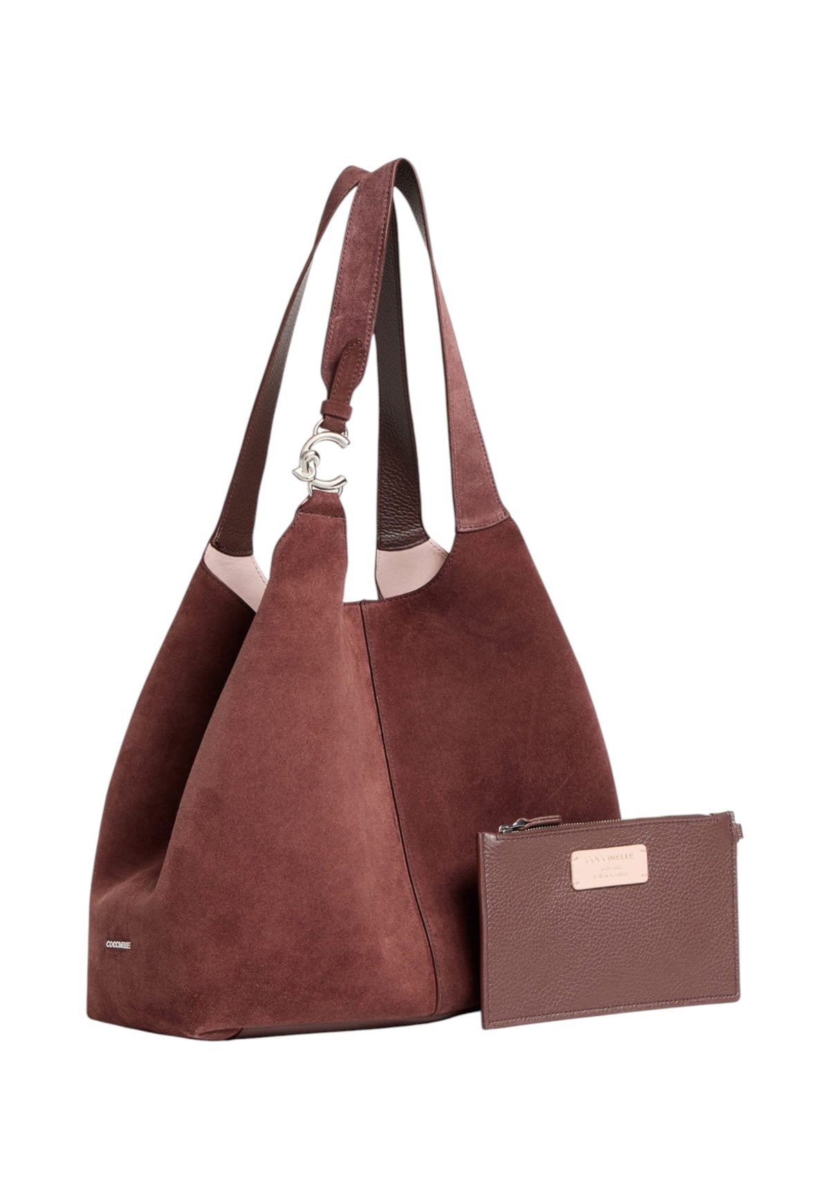 Borsa A Spalla Donna Coccinelle In camoscio, Pelle con grana C-Easy Suede E1THE110101