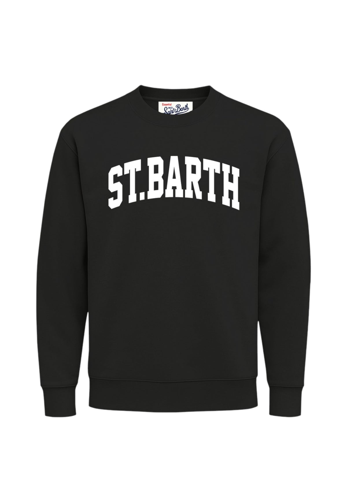 Felpa A Girocollo Uomo Mc2 Saint Barth Maniche Lunghe, Polsi E Fondo A Coste, Il Logo Saint Barth Sul Davanti Soho N SOH0004-STB
