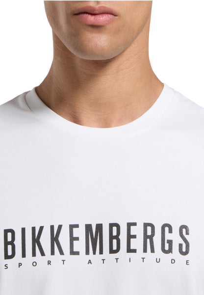 T-Shirt Manica Corta Uomo Bikkembergs Stampa Logo