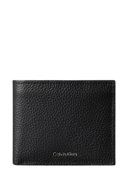 Portafoglio Con Portamonete Uomo Calvin klein Billfold Con Zip Ck Leather