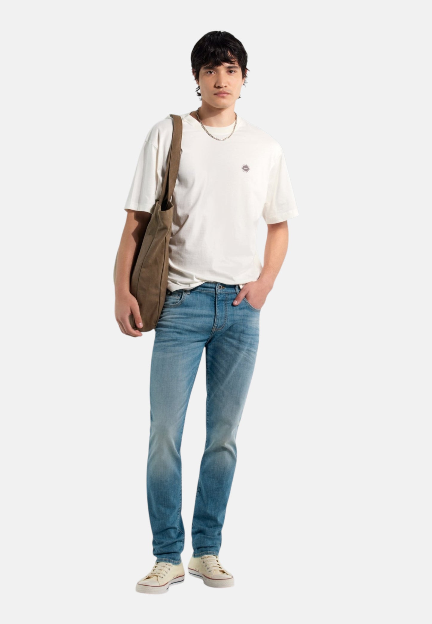 Jeans Slim Fit Uomo Gas Basic Medium Albert Simple Rev 351451021999