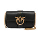 Borsa A Tracolla Donna Pinko Pelle di vitello, formato pocket, nuova fibbia Love Birds, pattina, misure 19 x 5 x 11 cm Love One Pocket New Buckle 107072A0F1