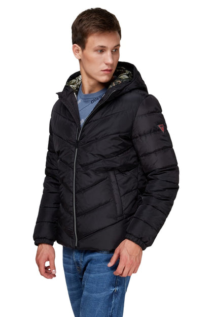 Piumino Con Cappuccio Uomo Guess   M0YL45WD2T0