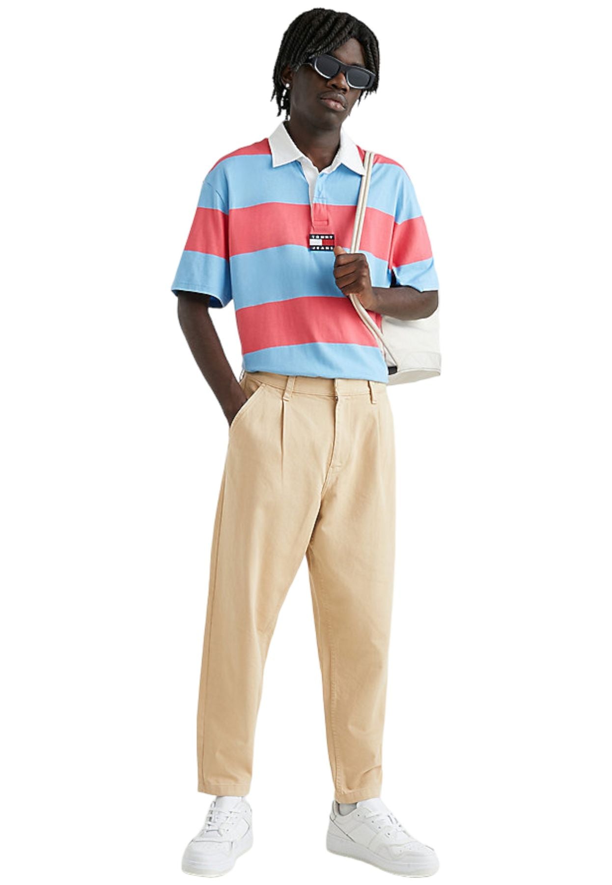 Pantaloni Chino Uomo Tommy Jeans  Bax Garment Dyed Chino DM0DM15965