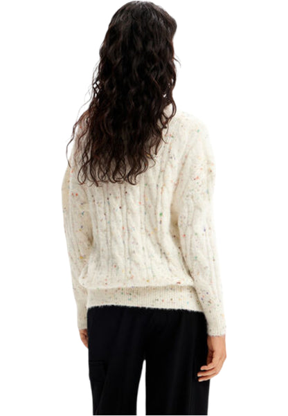 Maglione Scollo A V Donna Desigual   23WWJF84