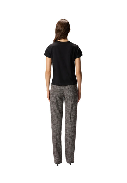 T-Shirt Manica Corta Donna Pinko Stampa Logo Basico 100373A2RE