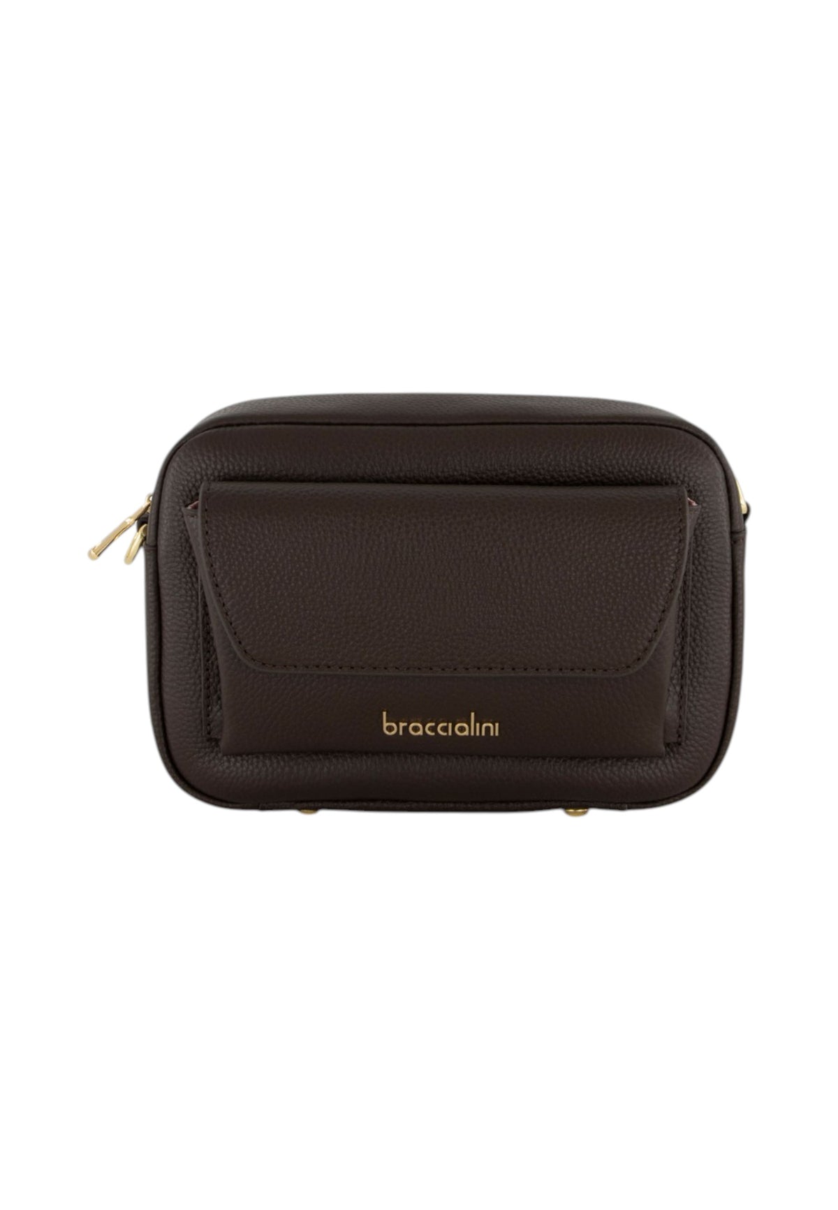 Borsa A Tracolla Donna Braccialini Camera Bag, Tracolla non removibile e regolabile, Chiusura con zip, Due tasche interne, una con zip e una aperta, Design compatto e linee essenziali, Dimensioni: 20.5 x 8 x 16 Cm Dolly B19383PP