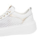 Sneakers Basse Donna Nero Giardini In Nappa Con Inserti Laterali Traforati Trasparenti  E615292D