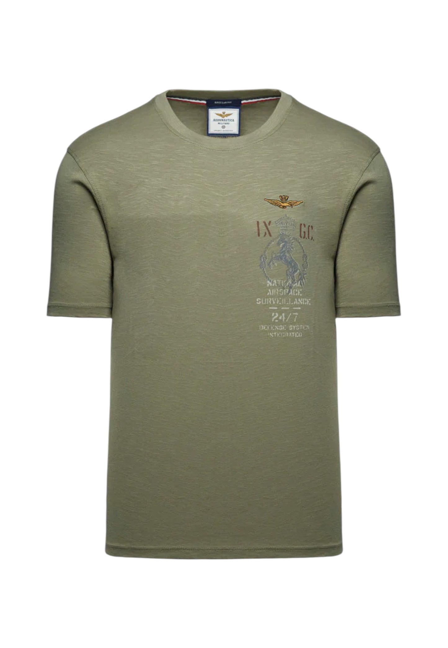 T-Shirt Manica Corta Uomo Aeronautica Militare IX Gruppo Caccia  261TS2543UJ00686